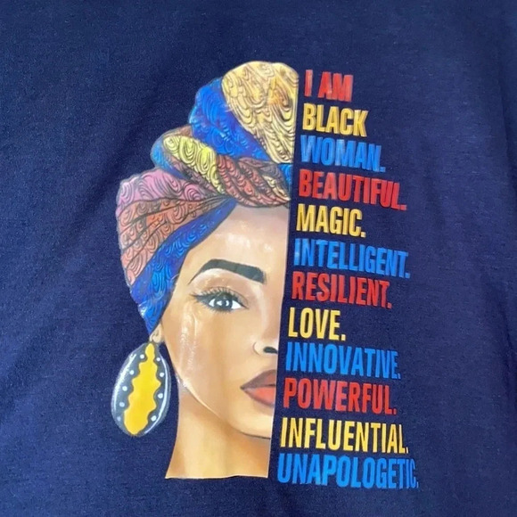 inspirational feminine quote Black history month limited edition oversized dress - Picture 2 of 9